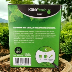 Stevia en polvo caja x50 sobrecitos de 0,8 grs KONY (X 5 UNIDADES) en internet