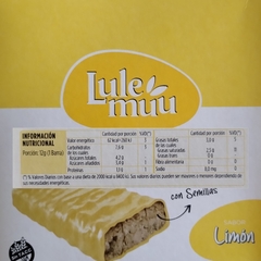 Barra de arroz bañada con Limon x 12grs-LULEMUU (X 20 UNIDADES) - comprar online
