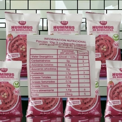 Hummus de remolacha Instantaneo x 100grs (X 7 UNIDADES) - Tienda Oeste Alimentos Naturales