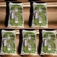 Tostaditas de arroz integral y Arvejas x 110g SIN TACC ``Delicel`` (X 5 UNIDADES) - comprar online
