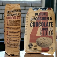 PREMEZCLA BIZCOCHUELO CHOCOLATE x 500g-DELICEL (X 6 UNIDADES) - comprar online