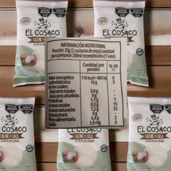 Leche de coco en polvo x 150Grs ``El Cosaco`` (X 5 UNIDADES) - Tienda Oeste Alimentos Naturales