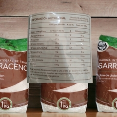 Harina integral de trigo sarraceno sin TACC paquete 1 Kg (X 3 UNIDADES) - Tienda Oeste Alimentos Naturales