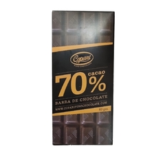 Barra Tableta de chocolate 70% Copani x 65grs (X 6 UNIDADES) - comprar online