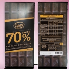 Barra Tableta de chocolate 70% Copani x 65grs (X 6 UNIDADES) en internet
