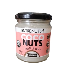 Aceite de Coco Virgen Organico ``Entre Nuts`` x 200 cm3 (X 4 UNIDADES) - Tienda Oeste Alimentos Naturales