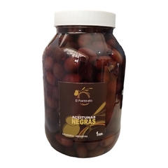Aceitunas Con carozo Negras ¨N°00¨ El Portezuelo x 1 kg (X 4 UNIDADES) - Tienda Oeste Alimentos Naturales