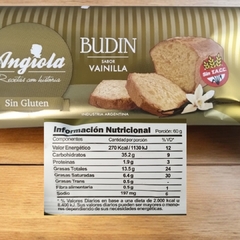 Budin sabor Vainilla x 200 grs ANGIOLA (x 6 unidades) - comprar online