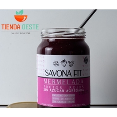Mermelada de Frutos Rojos sin azucar Agregada endulzada con Stevia x 400grs SAVONA FIT ( X 3 UNIDADES) en internet