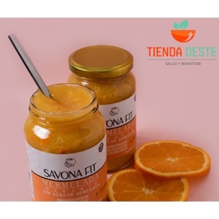 Mermelada de Naranja sin azucar Agregada endulzada con Stevia x 400grs SAVONA FIT X 3 UNIDADES - comprar online