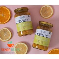 Mermelada de Naranja, Limon y Menta sin azucar Agregada endulzada con Stevia x 400grs SAVONA FIT ( X 3 UNIDADES) en internet