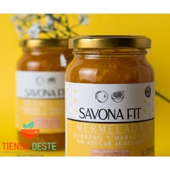 Mermelada de Durazno y Maracuya sin azucar Agregada endulzada con Stevia x 400grs SAVONA FIT ( X 3 UNIDADES) - comprar online