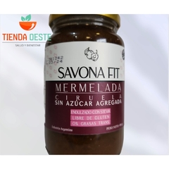 Mermelada de Ciruela sin azucar Agregada endulzada con Stevia x 400grs SAVONA FIT (X 3 UNIDADES) - comprar online