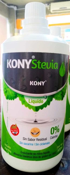 Stevia liquida x 500 ml KONY X ( 3 Unidades) - Tienda Oeste Alimentos Naturales
