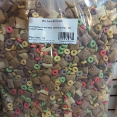 Mix Sana diversión (Almohaditas, Aritos frutales, Ositos de avena y miel, Bolitas de chocolate) x 1 Kg. - comprar online