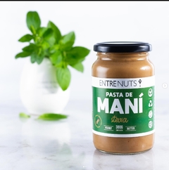 Pasta de Mani Stevia "Entre Nuts" x 380 gr x (6 UNIDADES) - tienda online