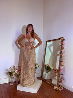 Vestido Marruecos gold en internet