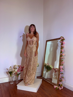 Vestido Marruecos gold - loja online