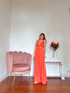 Vestido Felicia naranja - Coronadas De Gloria