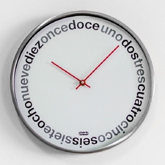Reloj Plata - Decoración