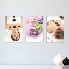 Kit 3 Placas Decorativas Spa Estética Casa Quarto Sala - 0006ktpl