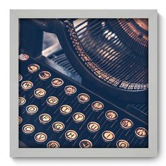 Quadro Decorativo com Moldura - Máquina de Escrever - 001qnv - comprar online
