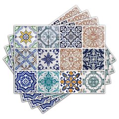 Jogo Americano - Azulejos com 4 peças - 003Jo