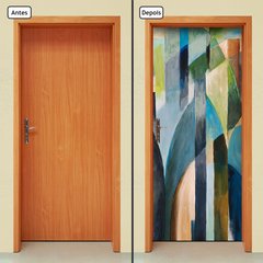 Adesivo Decorativo de Porta - Aquarela - Abstrato - 003cnpt - comprar online