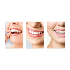 Kit 3 Placas Decorativas Dentista Consultório Odontológico - 0049ktpl - comprar online
