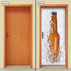 Adesivo Decorativo de Porta - Garrafa de Cerveja - 004cnpt - comprar online