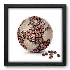 Quadro Decorativo com Moldura - Café - 004qnc