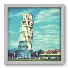 Quadro Decorativo com Moldura - Torre de Pisa - 004qnm - comprar online