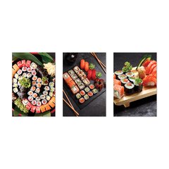 Kit 3 Placas Decorativas Comida Japonesa - 0055ktpl - comprar online