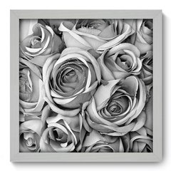 Quadro Decorativo com Moldura - Rosas - 005qnf - comprar online