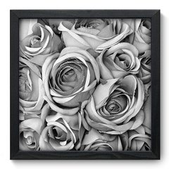Quadro Decorativo com Moldura - Rosas - 005qnf