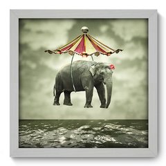 Quadro Decorativo com Moldura - Elefante - 006qns - comprar online