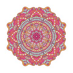 Adesivo Decorativo de Parede - Mandala com 60cm - Sala - 007ir - comprar online
