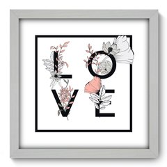 Quadro Decorativo com Moldura - Love - 007qnr - comprar online