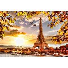 Adesivo de Parede Torre Eiffel França Mundo Painel Sala Escritório Quarto - 0085pad - comprar online