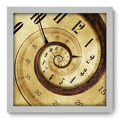 Quadro Decorativo com Moldura - Relógio - 009qnv - comprar online