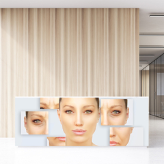 Painel Adesivo Salão de Beleza Botox Estética Preenchimento - 0105pdt