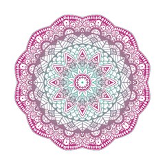 Adesivo Decorativo de Parede - Mandala com 60cm - Sala - 010ir - comprar online