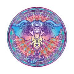 Adesivo Decorativo de Parede - Elefante - Mandala com 60cm - Sala - 011ir - comprar online