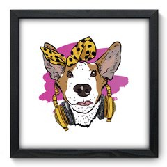 Quadro Decorativo com Moldura - Cachorro - 012qns