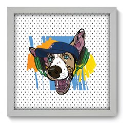 Quadro Decorativo com Moldura - Cachorro - 014qns - comprar online