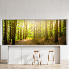 Painel Adesivo Paisagem Natureza Floresta Sala - 0180pdt - comprar online