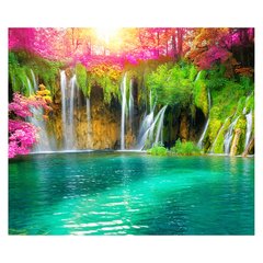 Papel de Parede Paisagem Cachoeira Natureza Sala Painel Adesivo - 020pc na internet