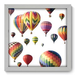 Quadro Decorativo com Moldura - Balões - 020qnd - comprar online