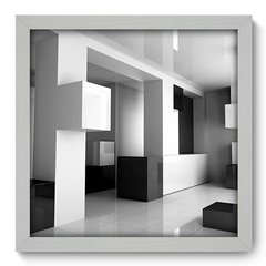 Quadro Decorativo com Moldura - Arquitetura - 022qnd - comprar online