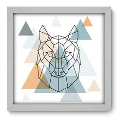 Quadro Decorativo com Moldura - Lobo - 022qns - comprar online